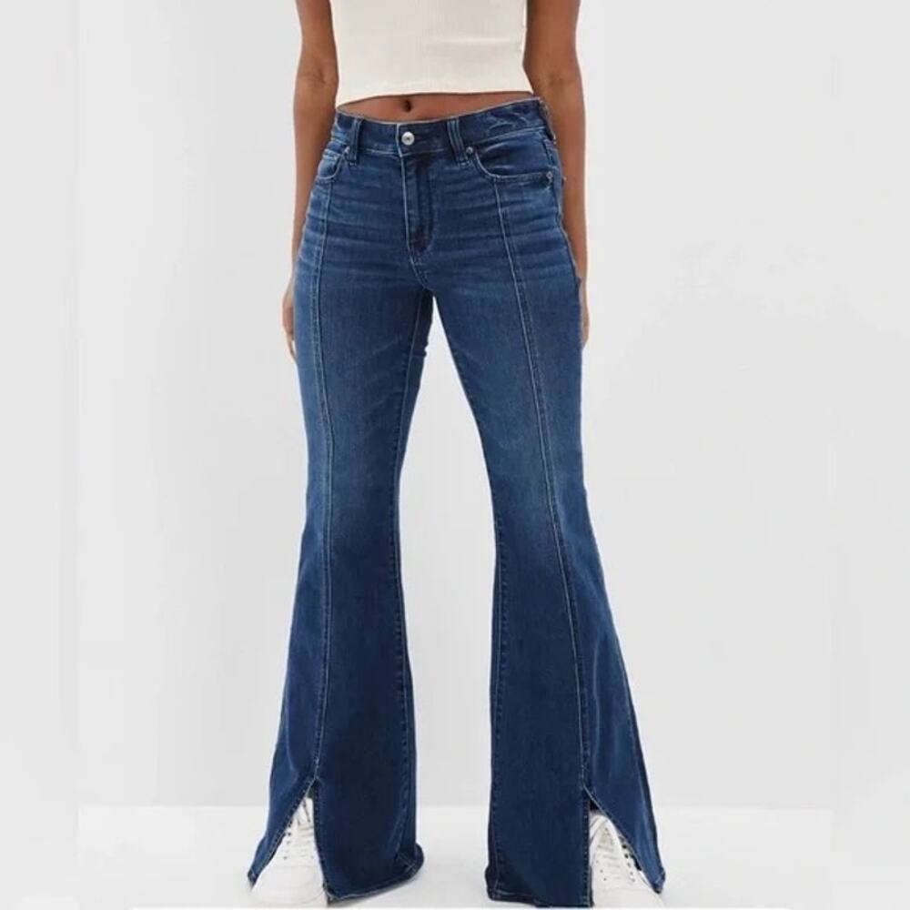 AMERICAN EAGLE |‎ Split Hem Festival Flare | 16